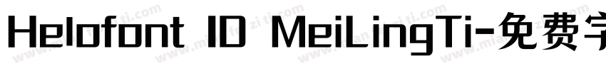 Helofont ID MeiLingTi字体转换